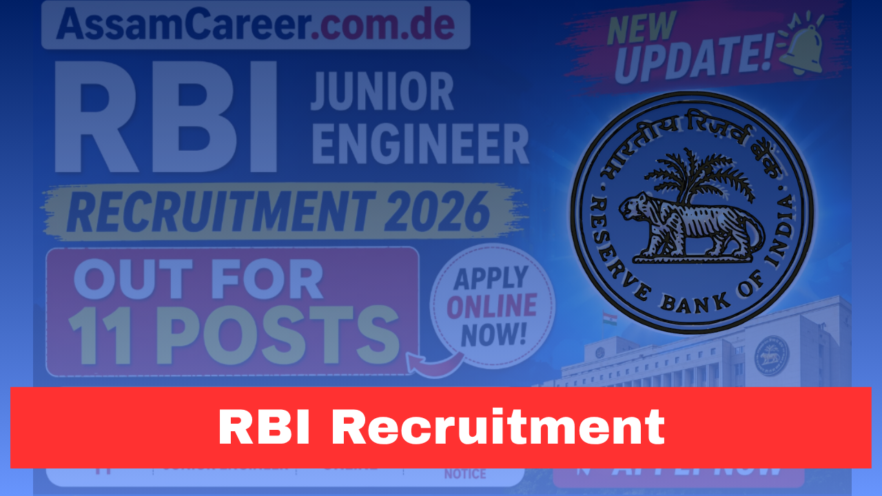 RBI Jr Engineer Recruitment 2026 out for 11 Posts Apply Online