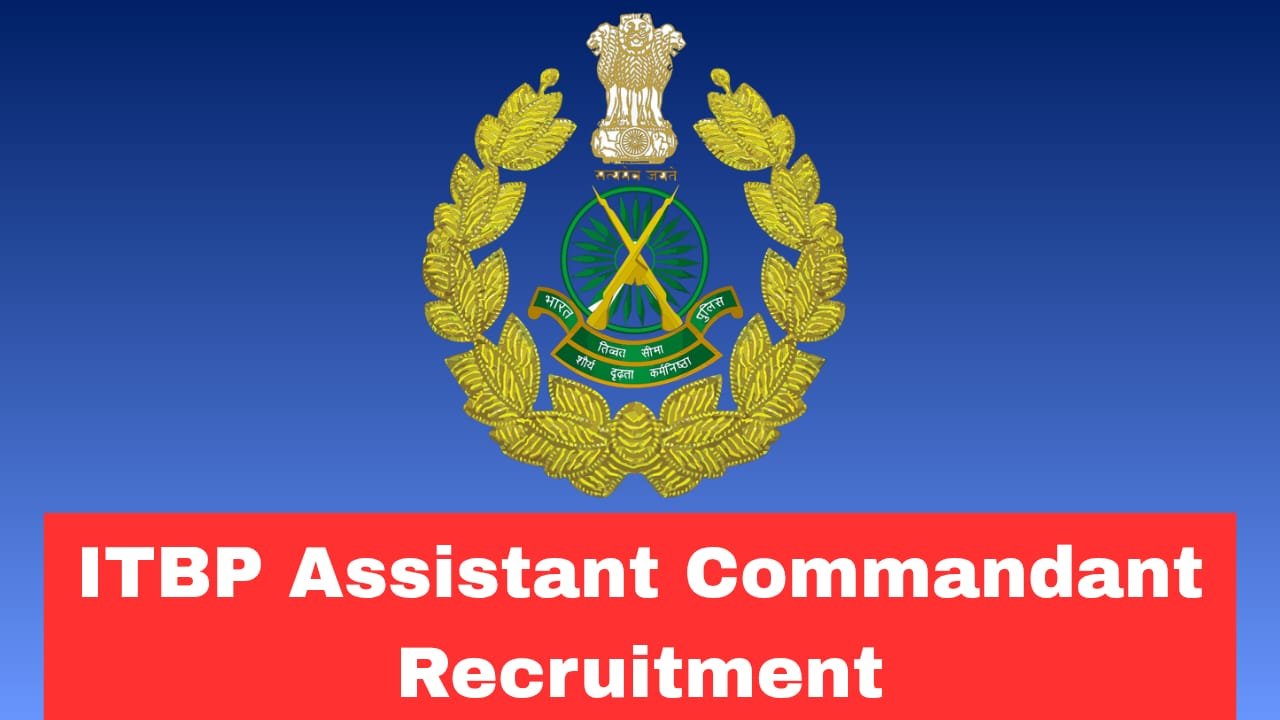 ITBP Asst Commandant Recruitment 2026 Apply Online 6 Posts