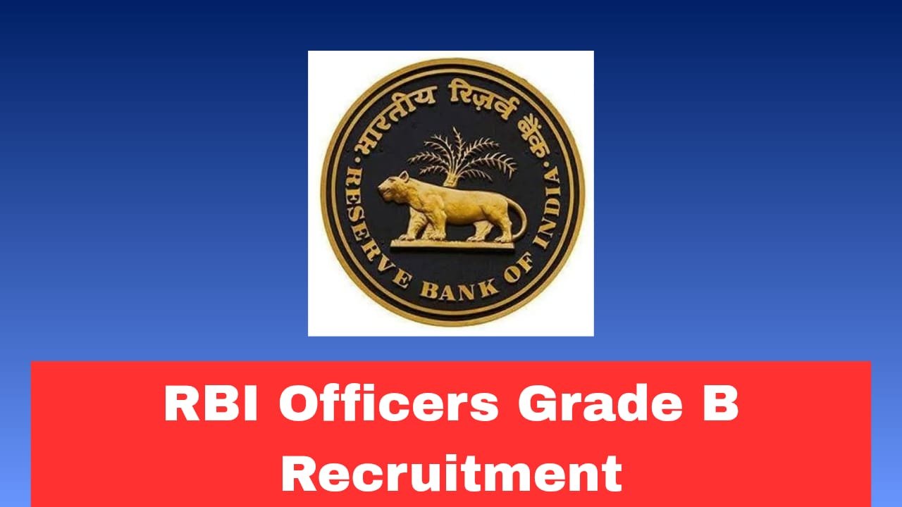 RBI Officers Grade B Recruitment 2026 Apply Now Online For 60 Posts