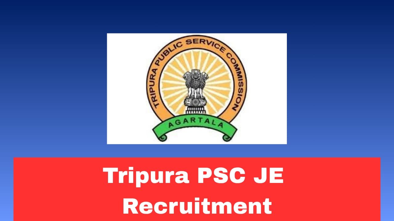 Tripura Psc JE Electrical Recruitment 2026 Apply Online for 08 Posts | Salary ₹47,600
