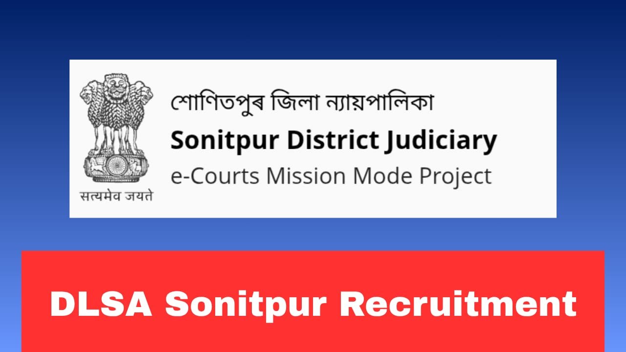 DLSA Sonitpur Recruitment 2026 Apply Offline for Driver Post