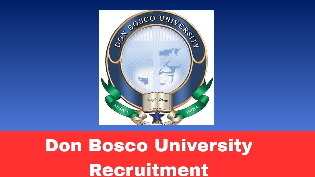 Assam Don Bosco University Recruitment 2026 Apply for 01 Post | Project Associate under ISRO Funded Project
