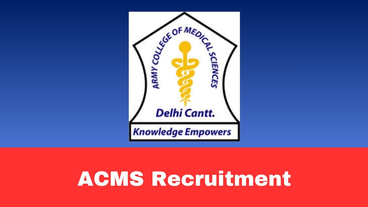 ACMS Recruitment 2026 Apply Now out for 06 Posts – Lower Division Clerk, DHA Vacancy Details